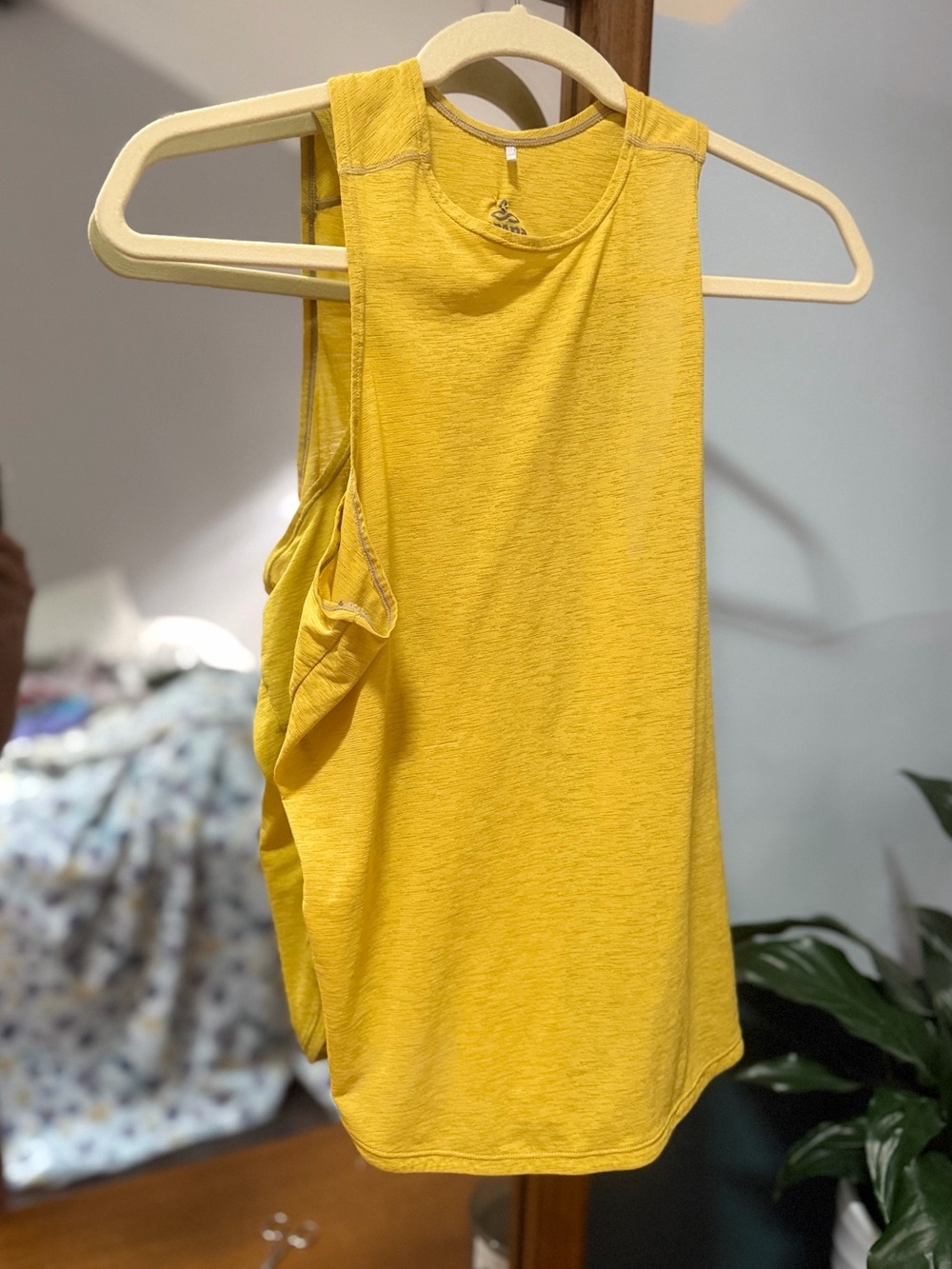 Prana Yellow Women's Racerback Tank Top